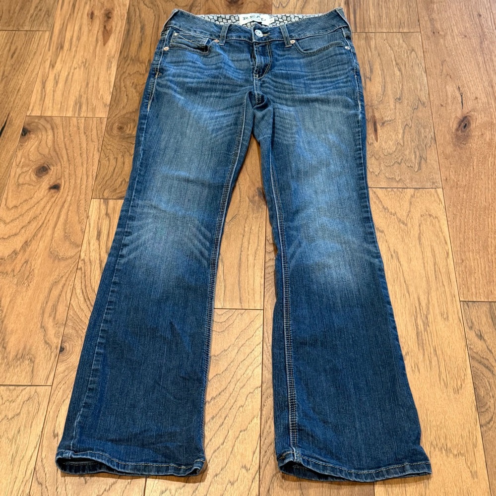 Ariat REAL Denim Rosa‎ Bootcut Jeans Womens 30R Medium Wash Western